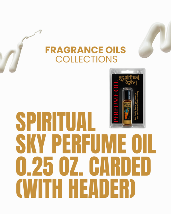 SPIRITUAL SKY PERFUME OIL - 0.25 oz. Carded (WITH HEADER)